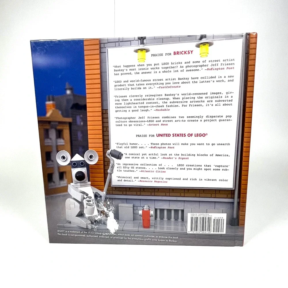 Bricksy Unauthorized Underground Brick Street Art Jeff Friesen LEGO Banksy Book